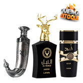 PROMOÇÃO COMPRE 1 LEVE 3 - Khanhar Lattafa, AL Noble Ameer e Assad Lattafa - Queima de Estoque - 100ml cada